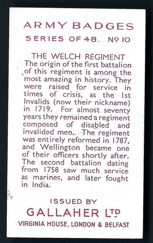 GALLAHER - ARMY BADGES - PICK THE CARDS YOU NEED - Picture 21 of 97