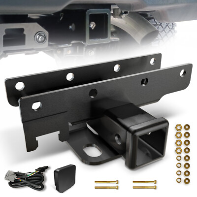 Tow Hitch Trailer Kit w/ 4-Pin Wiring Harness for 2007-2018 Jeep Wrangler JK JKU