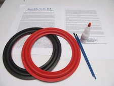 Cerwin Vega 8" Speaker Foam Surround Repair Kit AT8 VS D DX1 LS Angle (2 foams)