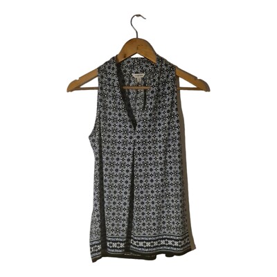 Max Studio Gr. S Nagelneu Top Gemustert Neckholder 
