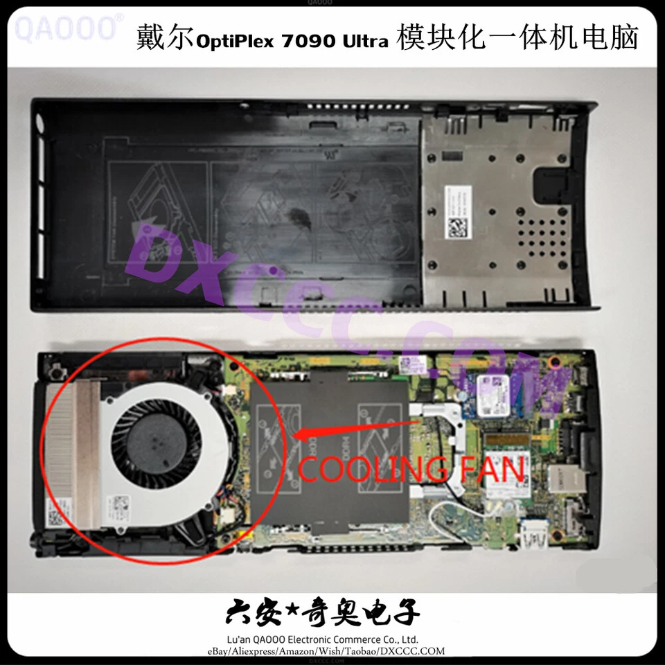 CN-065VXF FCN FLN5 023.100GT.0001 CPU Cooling Fan DELL OptiPlex 7090 Ultra FAN - Image 2 of 3