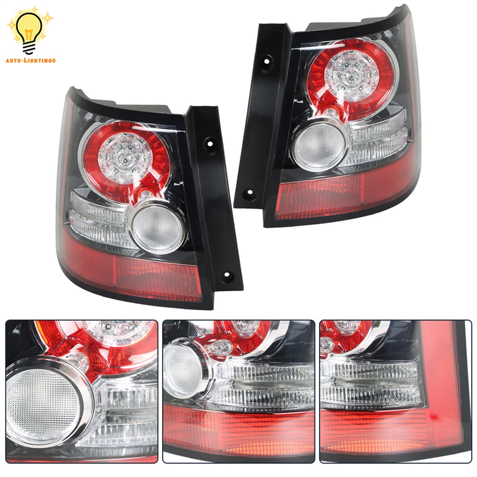 Pair Rear Tail Lights Lamps LH&RH For 2005-2013 Land Rover Range Rover Sport - Image 4 of 4