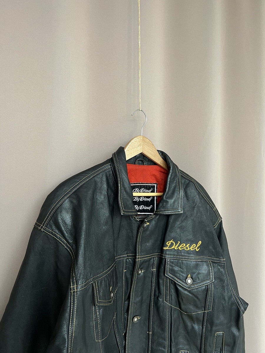 ジャケット・アウター Diesel Sport lether jacket archive 90s Diesel Sport lether jacket archive 90s Vintage 1990 diesel leather