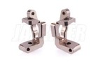 Jazrider Aluminum Front C-Hub Carrier (Gun Metal)Set For HPI Bullet MT ST WR8