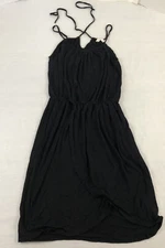 Charming Charlie Womens Black Spaghetti Strap Dress Size Small