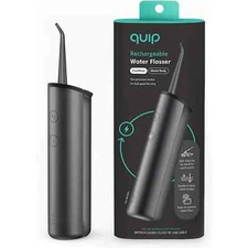 quip Rechargeable Cordless Metal Water Flosser - Black