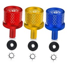 3PCS Seat Bolts Rear Fender Knurled Mount Screws 1/4"-20 Thread for 1996