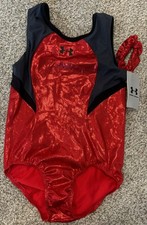 NEW Under Armour Leotard GYMNASTICS SZ: AL Red NWT