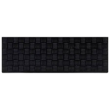 Stair Tread Black Rubber 9.8 x 29.5 in Stair Tread Rectangular vidaXL
