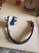 set of 2 -  Propane Regulator and 18 inch hose.