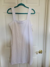 Ladies New White Shift Dress, sz Medium Tall, by Old Navy