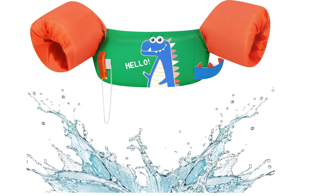 Chaleco de Natación para Niños, Niños Pequeños Piscina Flotadores Ajuste 22-44 Lbs, Chaleco de Natación para Niños