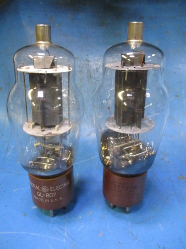 RCA / GE 807 Lot of Two Tubes