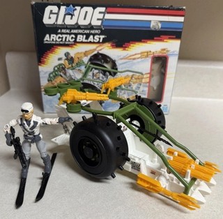 Hasbro G.I. Joe Arctic Blast Vehicle Windchill 1989 Original Box