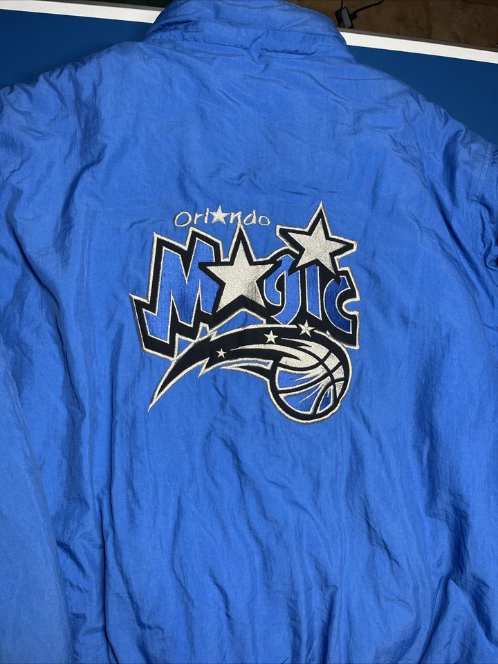Orlando Magic Vintage Reebok Puffer Jacket Varsity Bomber Men Sz 2XL NBA - Image 2 of 4