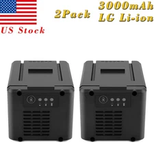 3.0Ah For Worx WA3536 WA3734 WG770 WG268 WG568 WG168E 2Pcs 40V Li-ion Battery