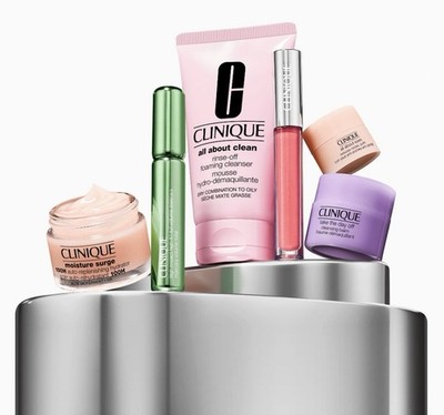 Clinique Ready, Set, Refresh: Hydrating Skincare & Everyday Makeup Set 6 piece