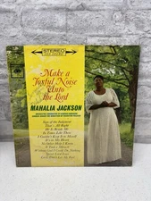 Signed Mahalia Jackson – Make A Joyful Noise Unto The Lord - VINYL RECORD LP