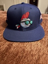 Headgear Classics Baseball Sports Snapback Hat Navy Blue Adjustable Men