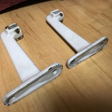 2 Emaille Wandarme Regal Ca 100 Jahre Alt Fleischerei Konsum