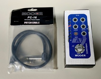 Mooer A7 Synth Guitar Effects Pedal/BrRAND NEW in Box + BONUS FC-16 Patch Cable