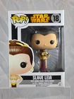 Funko Pop STAR WARS Slave Leia 18 Original Black Box w/Protector DAMAGED VAULTED
