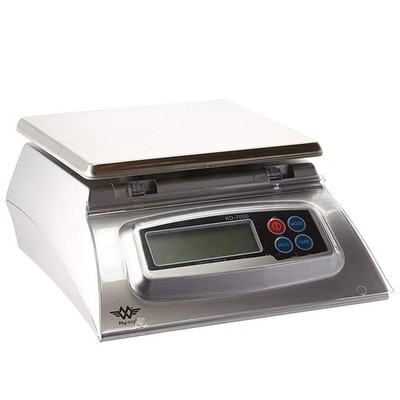My Weigh KD7000 Küchenwaage & Netzteil Pack 7 kg Kapazität Mini, silber 