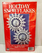 Paper Magic Group Christmas Holiday Snowflake -Lot Of 7 Packs (14 Total Flakes)