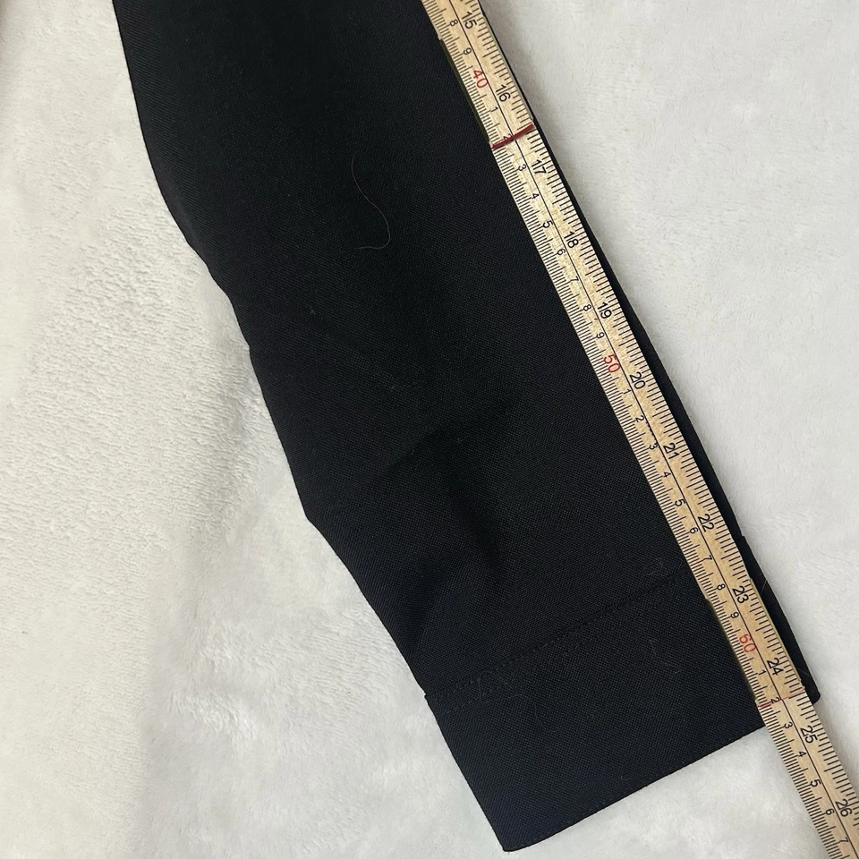 Camisa Blauer Class Act 8450 Manga Larga Negra Para Hombre Talla 16.5 Abotonada Nueva Foto 4 de 4