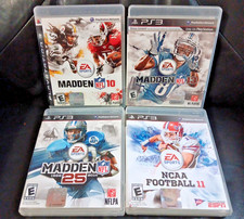 Madden 2010/13/25 & NCAA 2011 Complete PS3 PlayStation 3 VGC Sports
