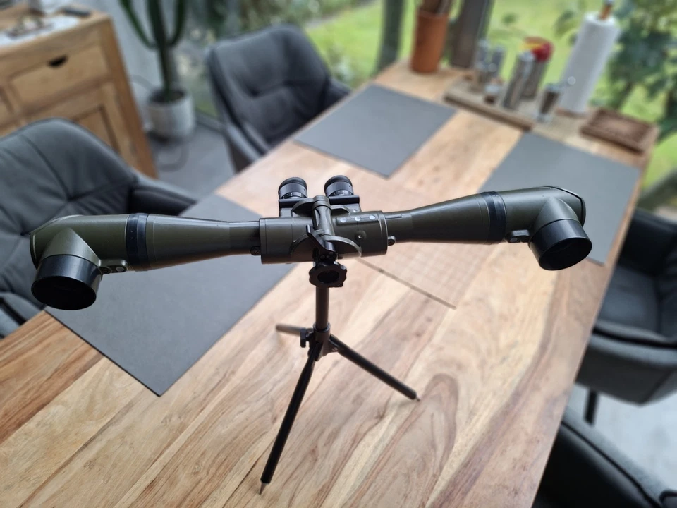 Scherenfernrohr KERN Schweizer Armee 10 x 50mm 1977 TOP Qualität - Bild 2 von 4