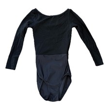 Jule Dancewear Leotard in Black Adult XS 1pc Long Sleeve Dance Costume