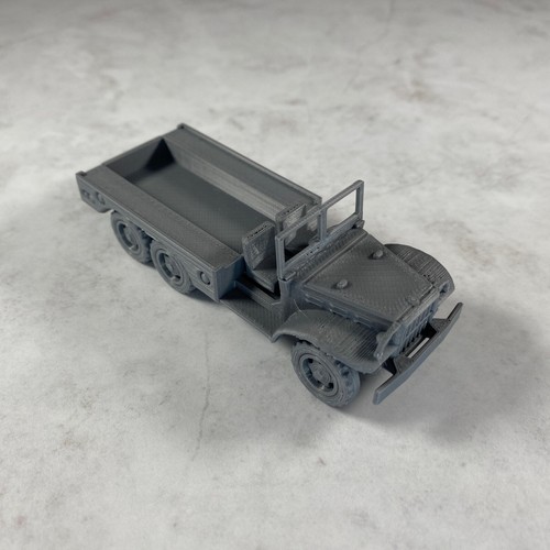 Dodge WC-62 (no doors and no side rails), Model Kit WWII US 6x6 Cargo Truck - 第 3/8 張圖片