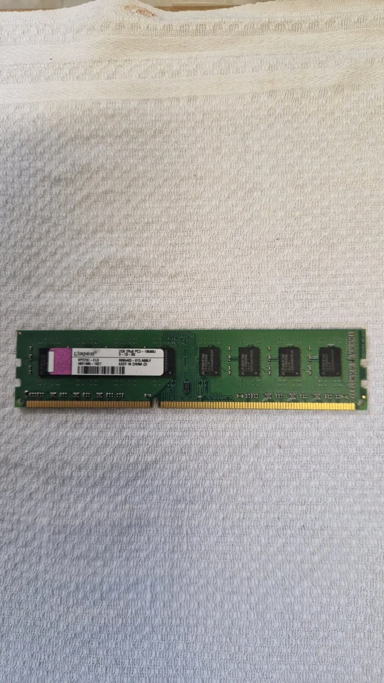 Kingston Arbeitsspeicher RAM 10 GB PC3 5x2Gb KVR1333 10600U 1333MHz - Bild 4 von 4