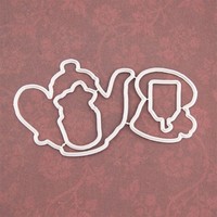Lustige Stanzstempel Diy Scrapbook Fotoalbum Tagebuch Buch Dekorative