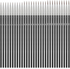 Tiny Detail Paint Brushes, 60 Pcs 3 Size #0#0...