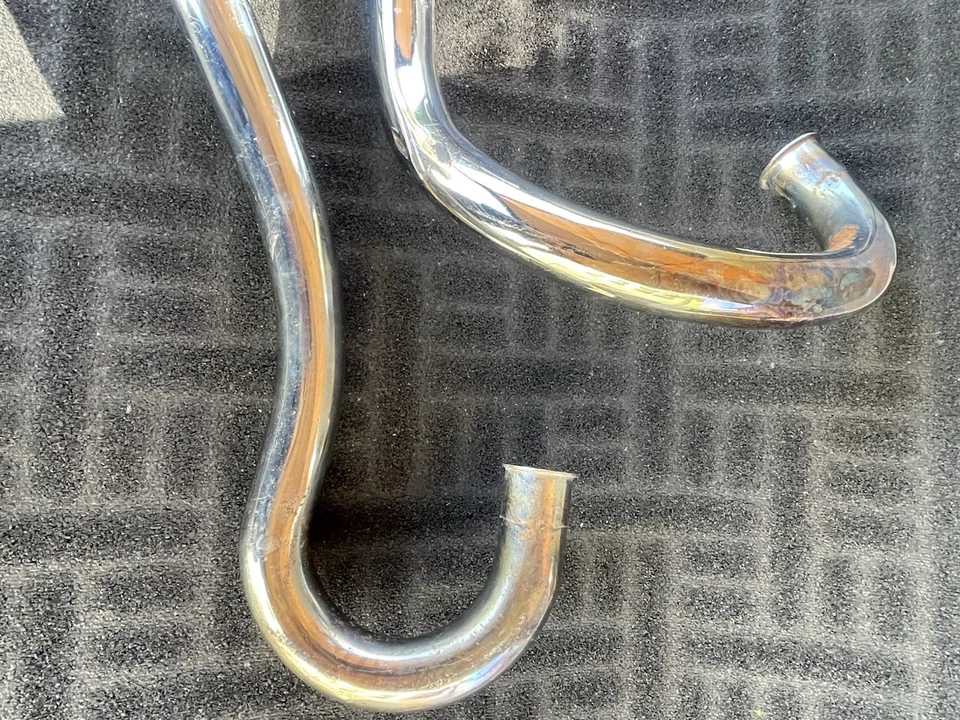 JUEGO DE TUBOS DE ESCAPE HONDA CL250 CL72 SCRAMBLER 1962-1964 Foto 3 de 4