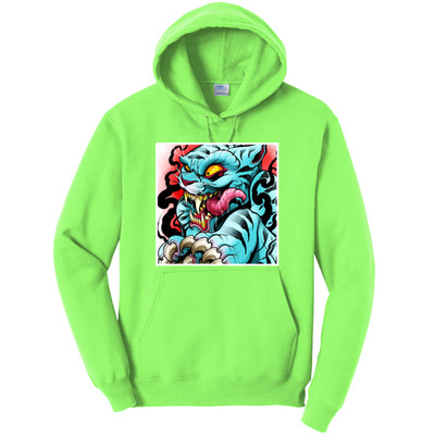 NEW Art Society TATTOO FLASH VOL. 2 NEON GREEN Hoodie SMALL-4XLARGE MADE IN USA
