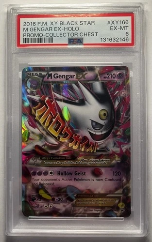 PSA 6 M GENGAR EX  CHEST  COLL XY BLACK STAR PROMO XY166 POKEMON BM
