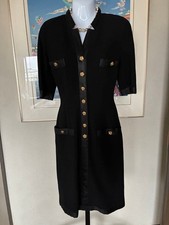 USED CHANEL BLACK DRESS EXCELLENT CONDITION GOOD