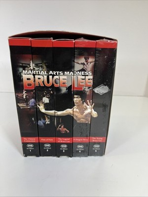 Martial Arts Madness Bruce Lee 5 Pack Collector Series VHS