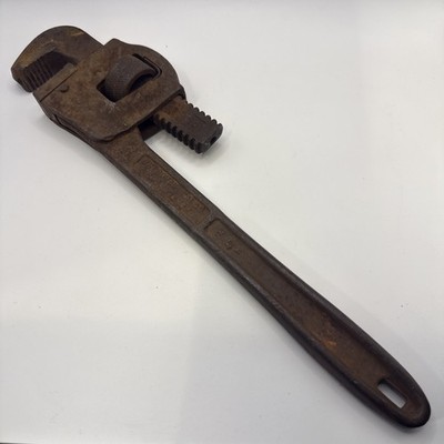 Vintage WALWORTH Improved Walco Pipe Wrench - 14  Made in USA