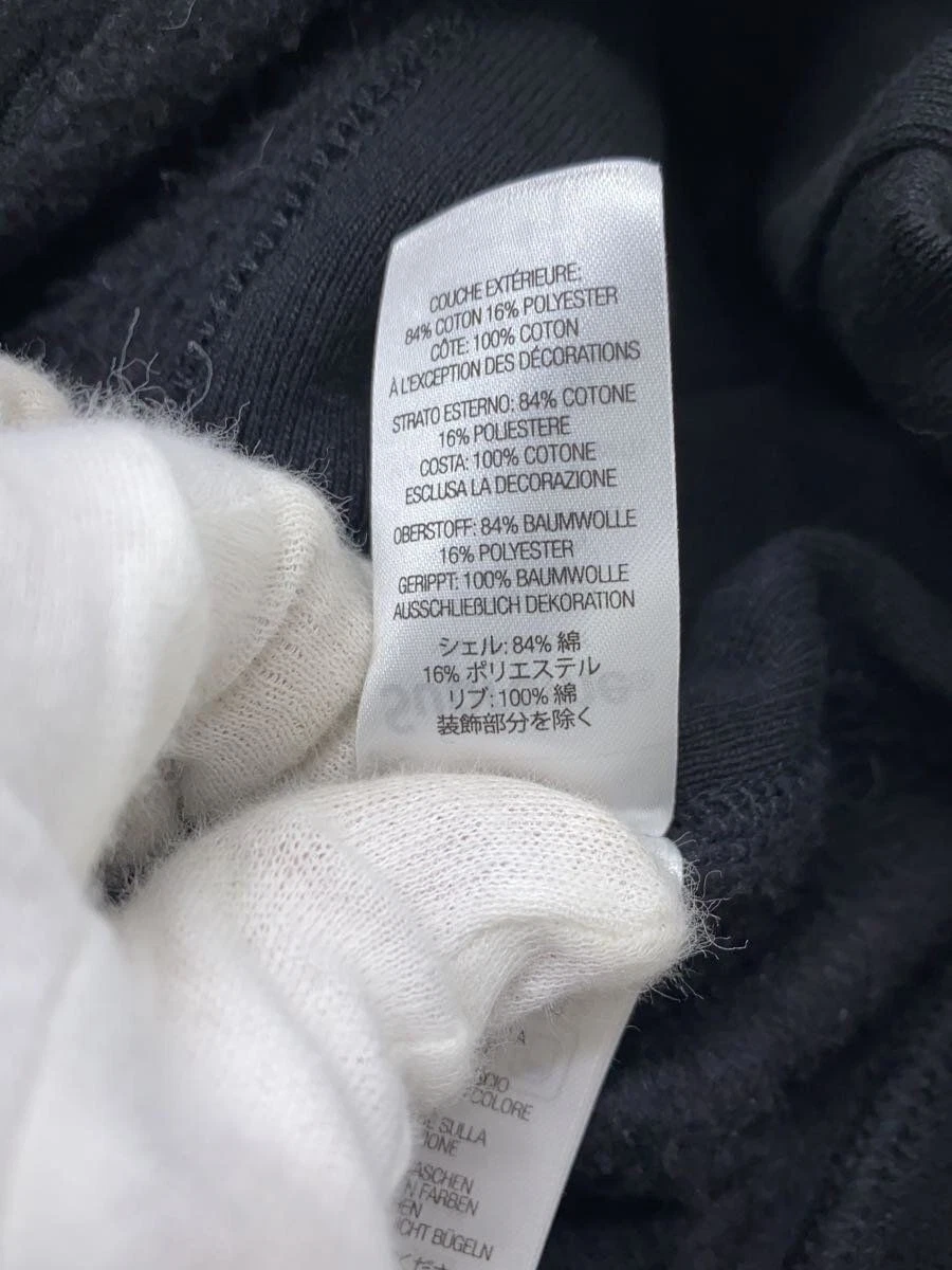 Felpa Supreme con cappuccio L cotone nero tinta unita usata