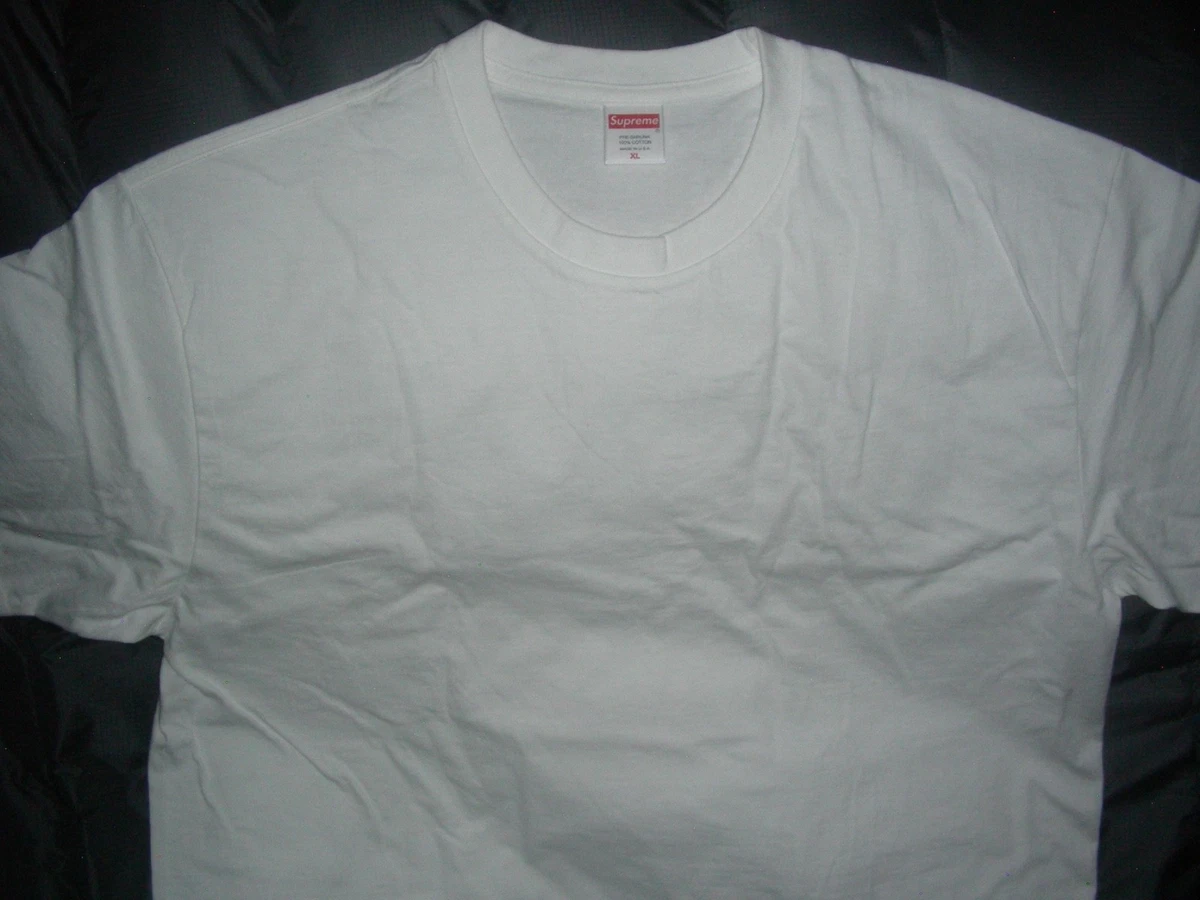 Supreme White T-Shirts for Men for sale | eBay