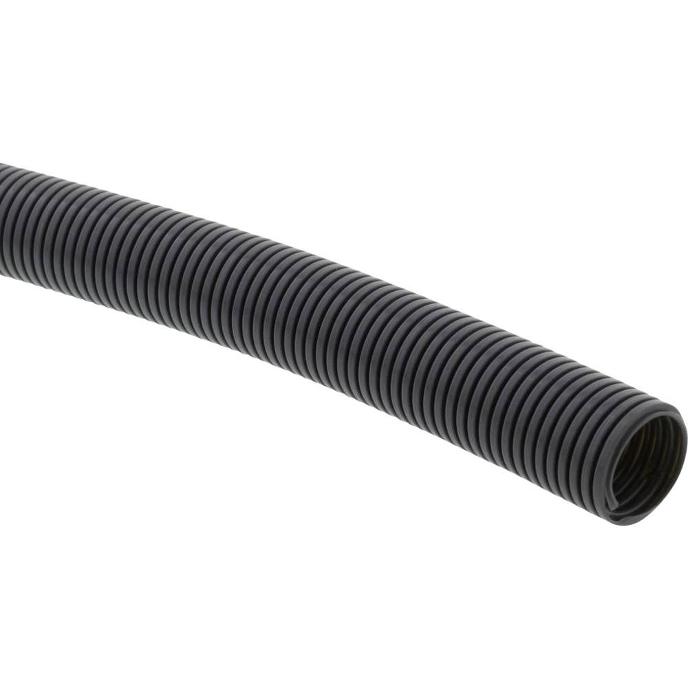 Gaine annelée noir 10 mm Wiska 10109182 flexible et haute résistance en couronne de 50m