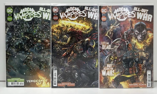 DC vs. Vampires: All-Out Wat #1-6 Complete DC Comics Run NM 9.4 Rosenberg