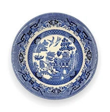 Vtg Churchill Blue Willow 6" Coupe Cereal Bowl Made in England - Impressed Base