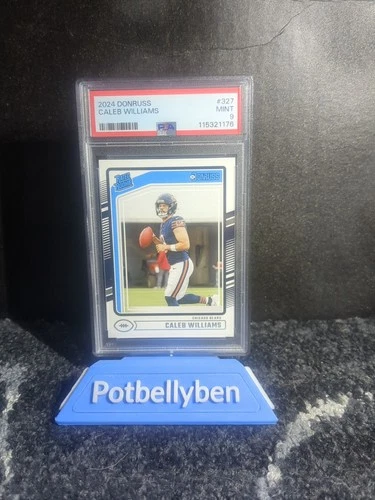 2024 Panini Donruss Rated Rookie Caleb Williams #327 PSA 9 Mint Chicago Bears