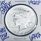 1921 P HIGH RELIEF SILVER PEACE DOLLAR AUTHENTIC HI GRADE U.S.MINT KEY DATE 6942