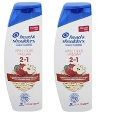 (2 Pack) Head & Shoulders - 2 in 1  SHAMPOO - Apple Cider Vinegar - 13.5 oz